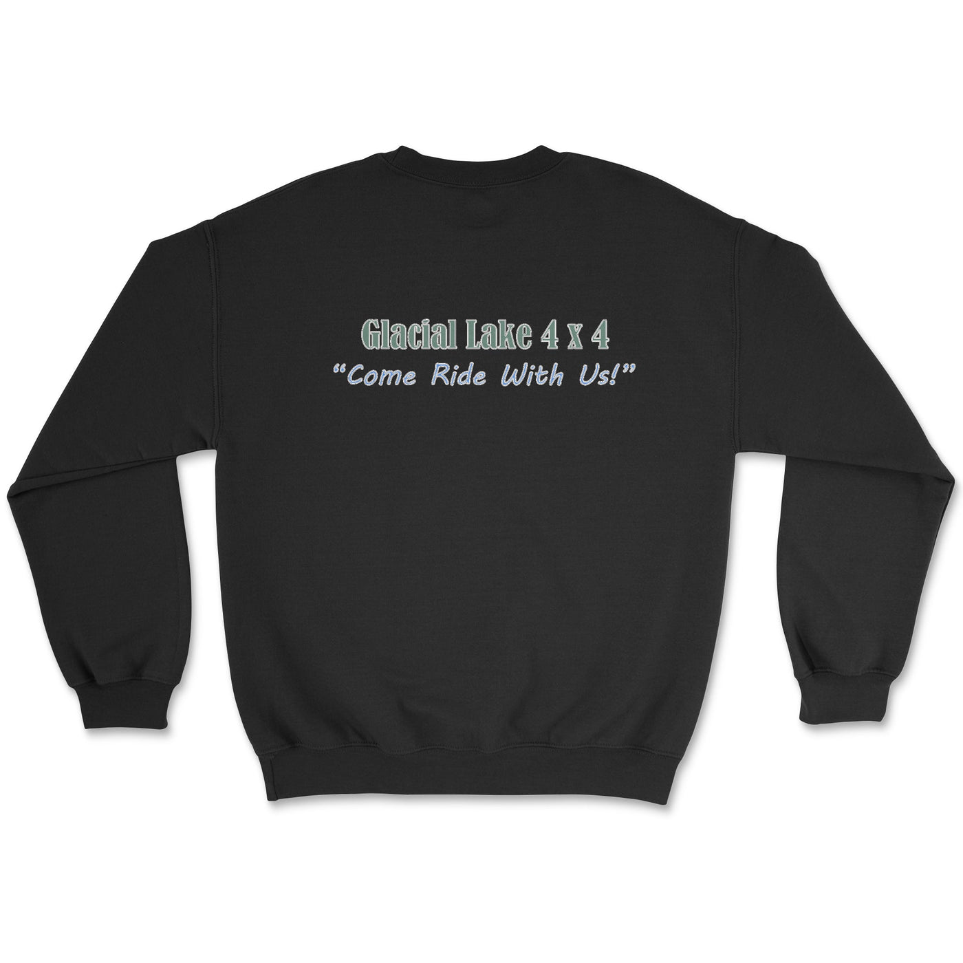 Glacial Lakes Logo Crewneck Black / Small Crewneck Sweatshirt