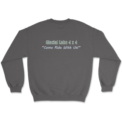 Glacial Lakes Logo Crewneck Charcoal / Small Crewneck Sweatshirt