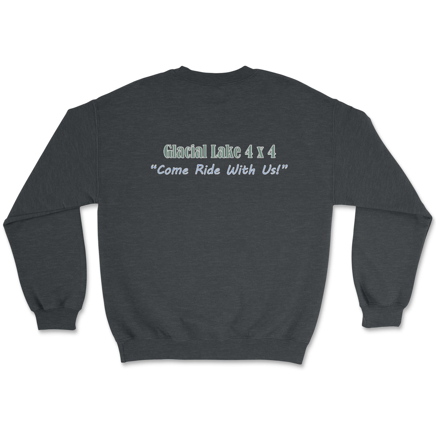 Glacial Lakes Logo Crewneck Dark Heather / Small Crewneck Sweatshirt