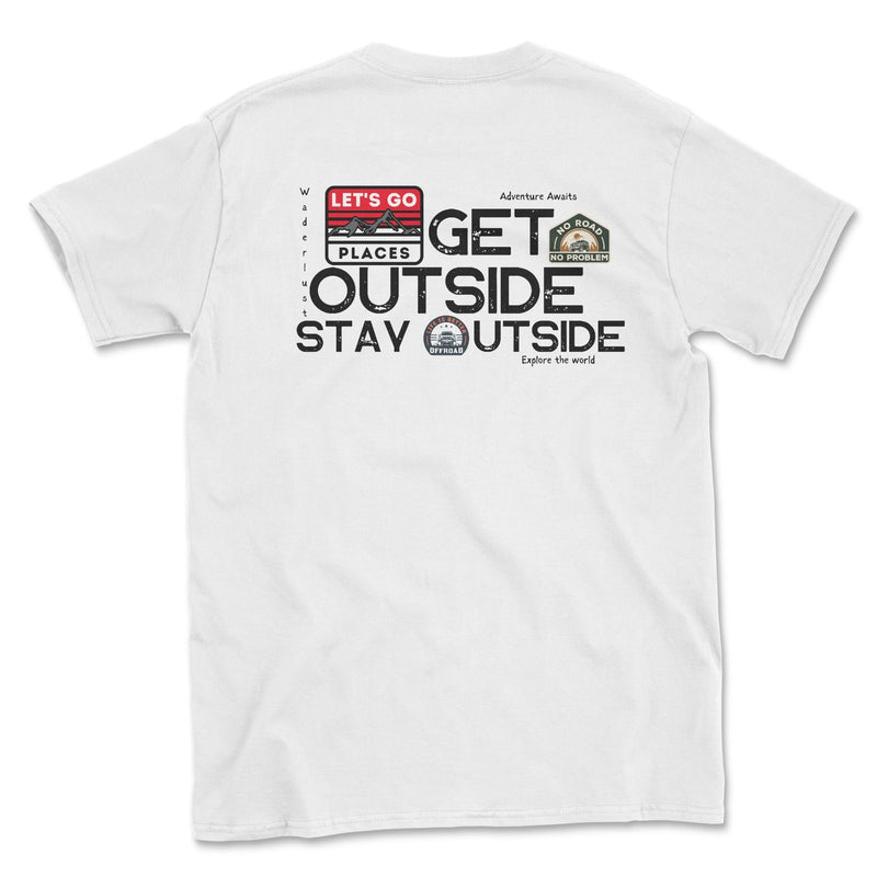 Go Outside, Stay Outside Offroad Graphic Tee - Goats Trail