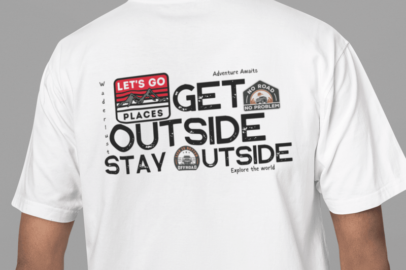 Go Outside, Stay Outside Offroad Graphic Tee - Goats Trail