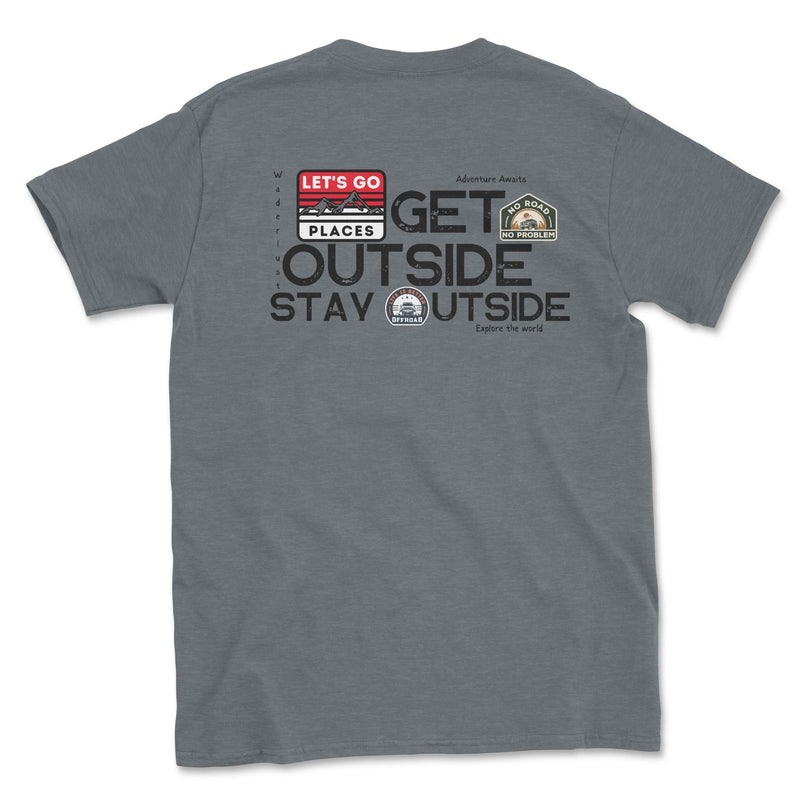 Go Outside, Stay Outside Offroad Graphic Tee - Goats Trail