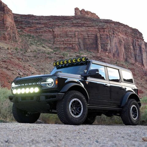Gravity LED Pro6 - 39" Light Bar Kit - 21+ Ford Bronco Front Bumper - Goats Trail