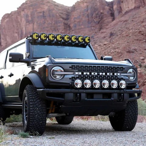 Gravity LED Pro6 - 39" Light Bar Kit - 21+ Ford Bronco Front Bumper - Goats Trail