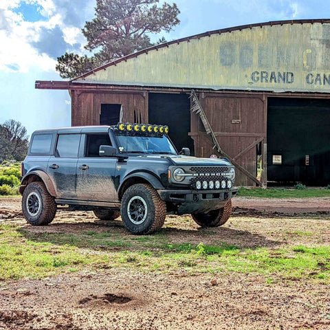 Gravity LED Pro6 - 39" Light Bar Kit - 21+ Ford Bronco Front Bumper - Goats Trail