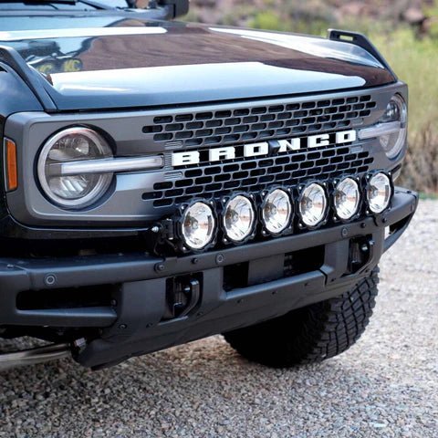 Gravity LED Pro6 - 39" Light Bar Kit - 21+ Ford Bronco Front Bumper - Goats Trail