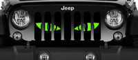 Green Jeep Chaos Eyes Grille Insert - Goats Trail