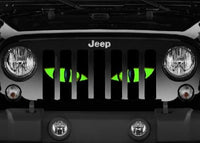 Green Jeep Chaos Eyes Grille Insert - Goats Trail