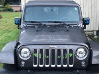 Green Jeep Chaos Eyes Grille Insert - Goats Trail