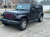 Grille Insert: Bright Sparkle Pink Flex - Made in the USA - Goats Trail