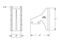 HD Awning Brackets for DRIFTR Roof Racks - Goats Trail