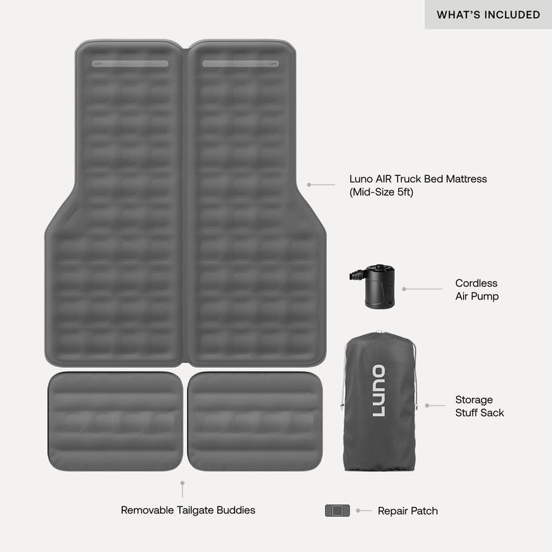 Inflatable Truck Bed AIR Mattress - Luno - Goats Trail