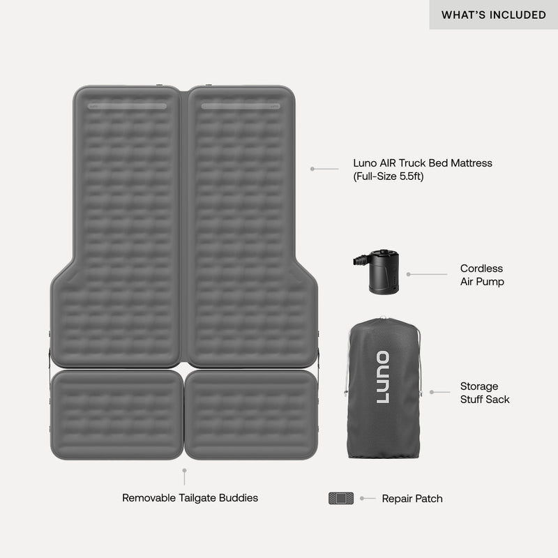 Inflatable Truck Bed AIR Mattress - Luno - Goats Trail