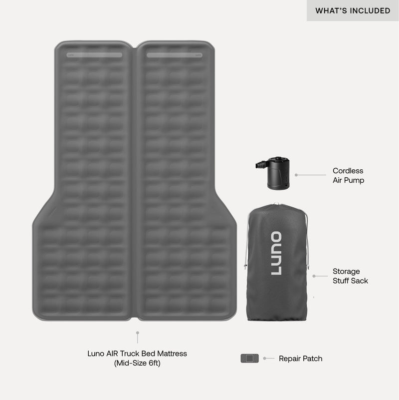 Inflatable Truck Bed AIR Mattress - Luno - Goats Trail