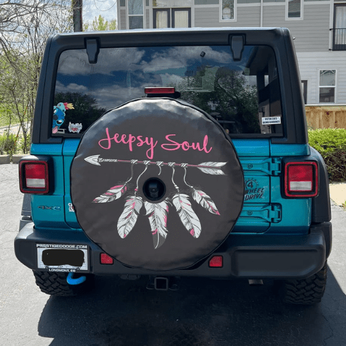 Jeepsy Soul Custom Color Spare Tire Cover - Goats Trail Off - Road Apparel Company