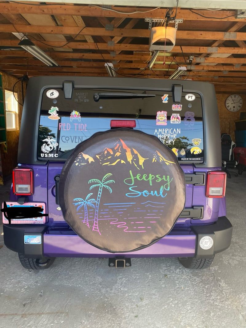 Jeepsy Soul Spare Tire Cover - Goats Trail