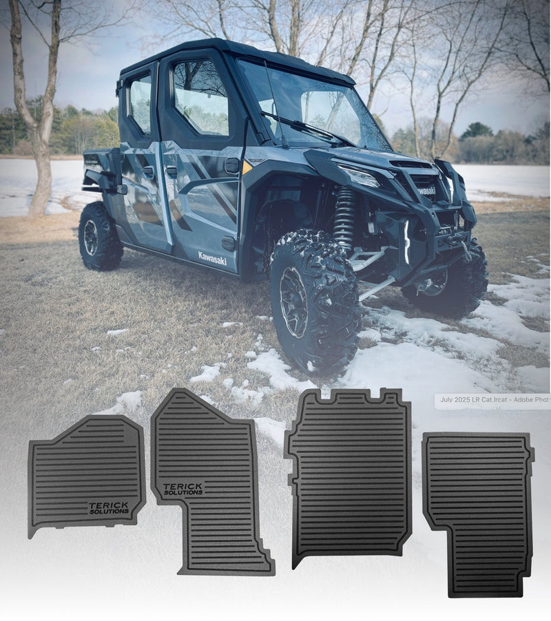 Kawasaki Ridge Crew Rubber Floor Mats - Goats Trail
