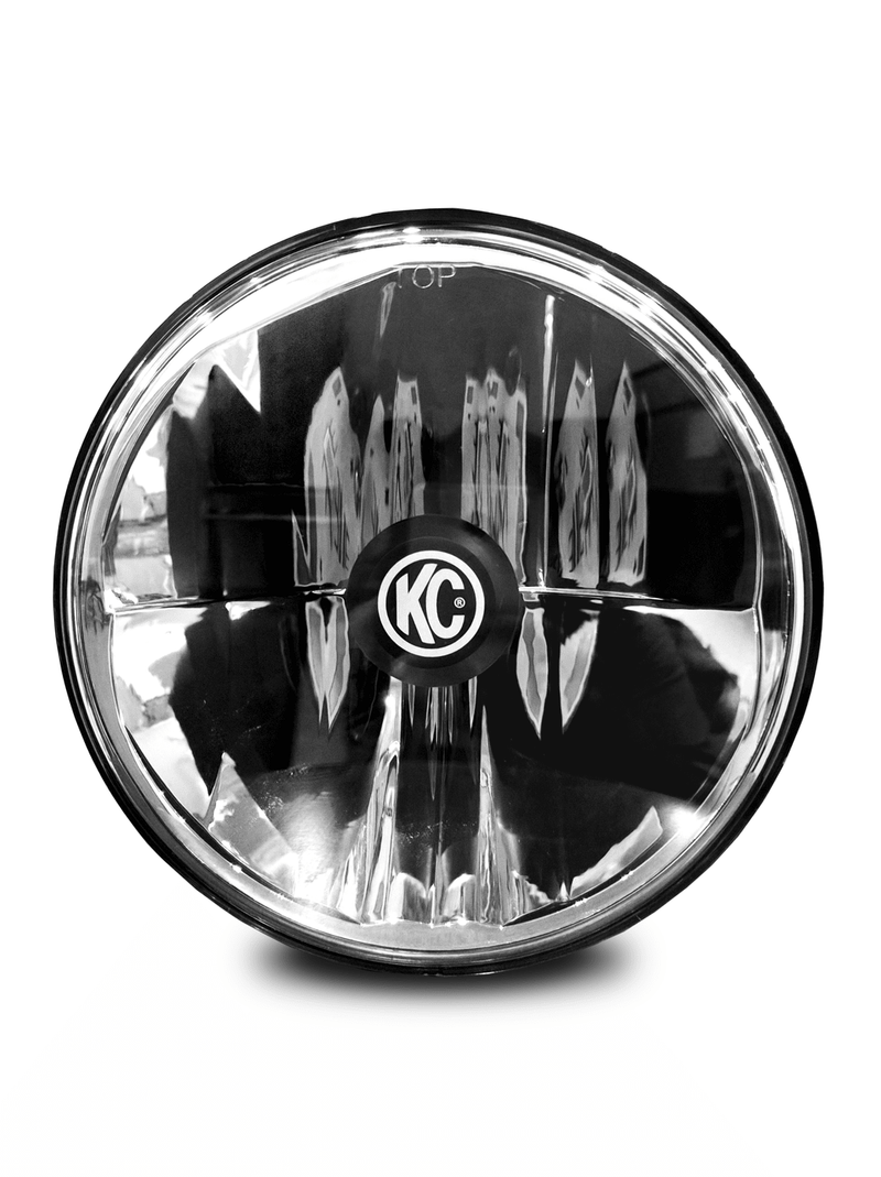 KC 7" Gravity LED DOT Headlight - Single - Universal/97 - 06 Jeep TJ - Goats Trail