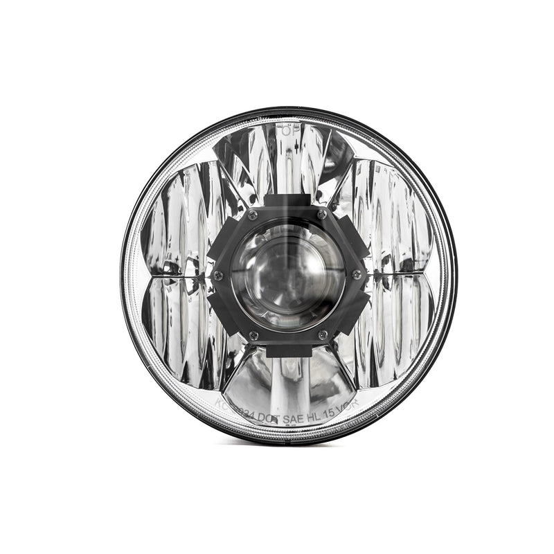 KC 7" Gravity LED Pro DOT Headlight - Single - Universal/07 - 18 Jeep JK - Goats Trail