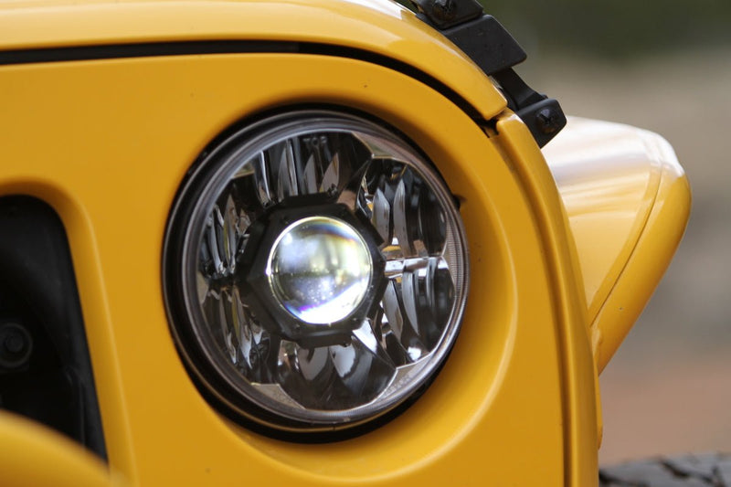 KC 7" Gravity LED Pro DOT Headlight - Single - Universal/07 - 18 Jeep JK - Goats Trail