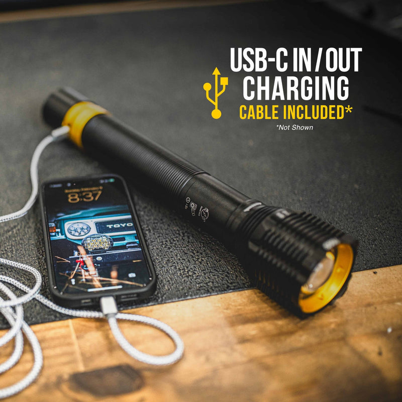 KC FLX 7K Rechargeable Flashlight - Precision Lighting - Goats Trail