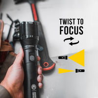 KC FLX 7K Rechargeable Flashlight - Precision Lighting - Goats Trail