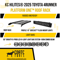 KC HiLiTES 10 - 24 Toyota 4Runner Roof Rack - Goats Trail