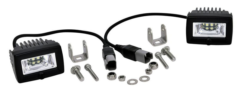 KC HiLiTES 2" C - Series C2 LED - 2 - Light System - Backup - 20W Flood Beam - Goats Trail