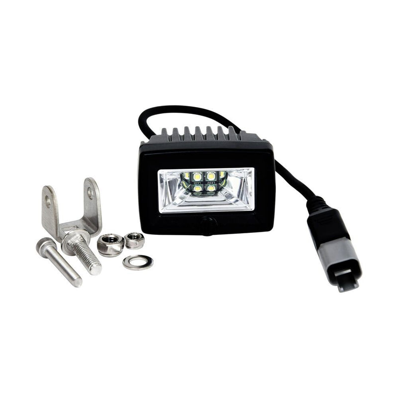 KC HiLiTES 2" C - Series C2 LED - Single Light - Backup - 20W Flood Beam - Goats Trail