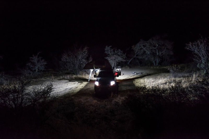 KC HiLiTES 2" C - Series C2 LED - Single Light - Backup - 20W Flood Beam - Goats Trail