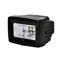 KC HiLiTES 2" C - Series C2 LED - Single Light - Backup - 20W Flood Beam - Goats Trail