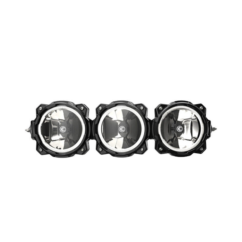 KC HiLiTES - 20" Gravity Pro6 LED - 3 - Light Bar System - Goats Trail