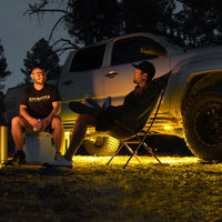 KC HiLiTES - Cyclone V2 LED - Single Light - Amber Lens - 5W Flood Beam - Goats Trail