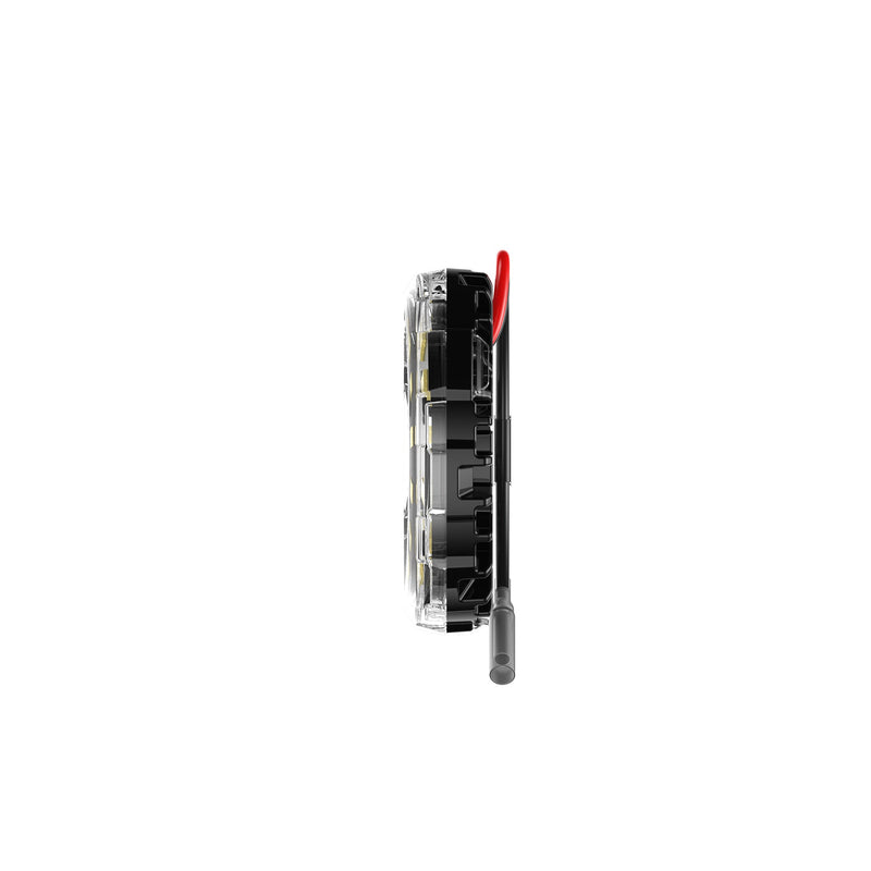 KC HiLiTES - Cyclone V2 LED - Single Light - Clear Lens - Goats Trail