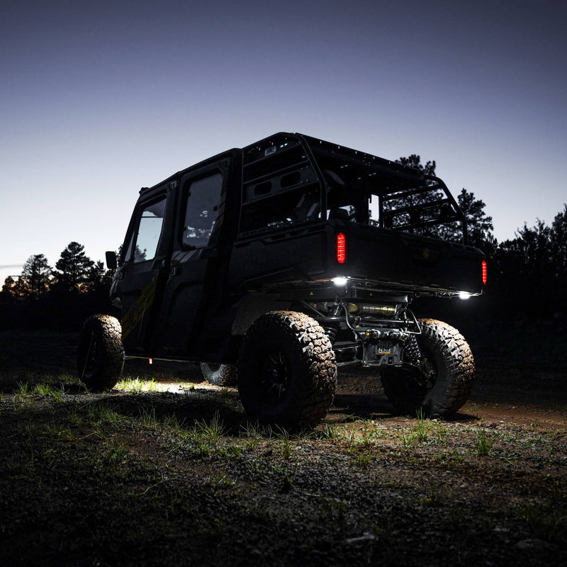 KC HiLiTES - Cyclone V2 LED - Single Light - Clear Lens - Goats Trail