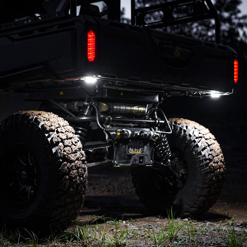 KC HiLiTES - Cyclone V2 LED - Single Light - Clear Lens - Goats Trail