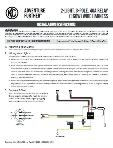 KC HiLiTES FLEX ERA 3 Dual Mode SAE Fog LED Pods Master Kit - Goats Trail