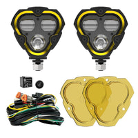 KC HiLiTES FLEX ERA 3 Dual Mode SAE Fog LED Pods Master Kit - Goats Trail