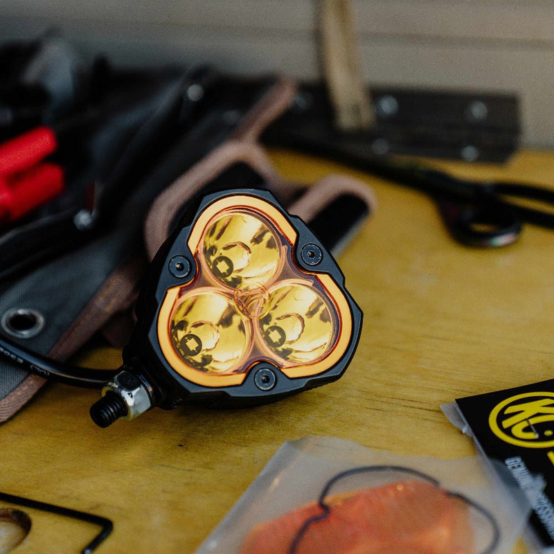 KC HiLiTES - FLEX ERA 3 - Performance Yellow Spot Beam Lens - Goats Trail