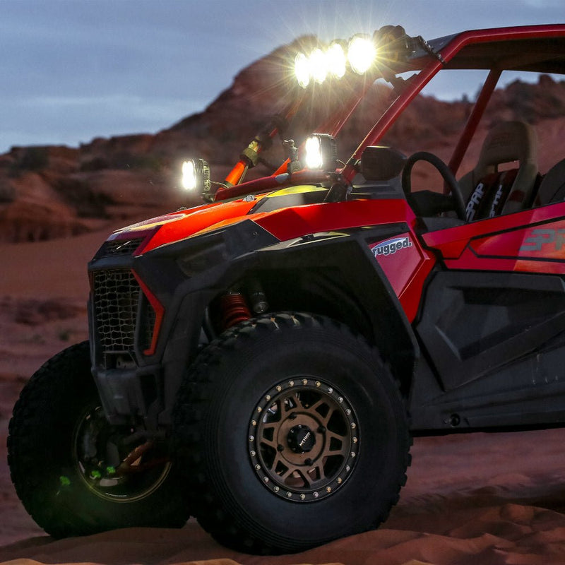 KC HiLiTES - FLEX ERA 4 - 2 - Light Master LED Light Pod Kit - Goats Trail