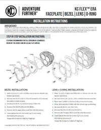 KC HiLiTES - FLEX ERA LED Light Bar - Yellow Spot Beam Lens - Goats Trail