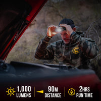 KC HiLiTES FLX 1K Magnetic Headlamp - Goats Trail