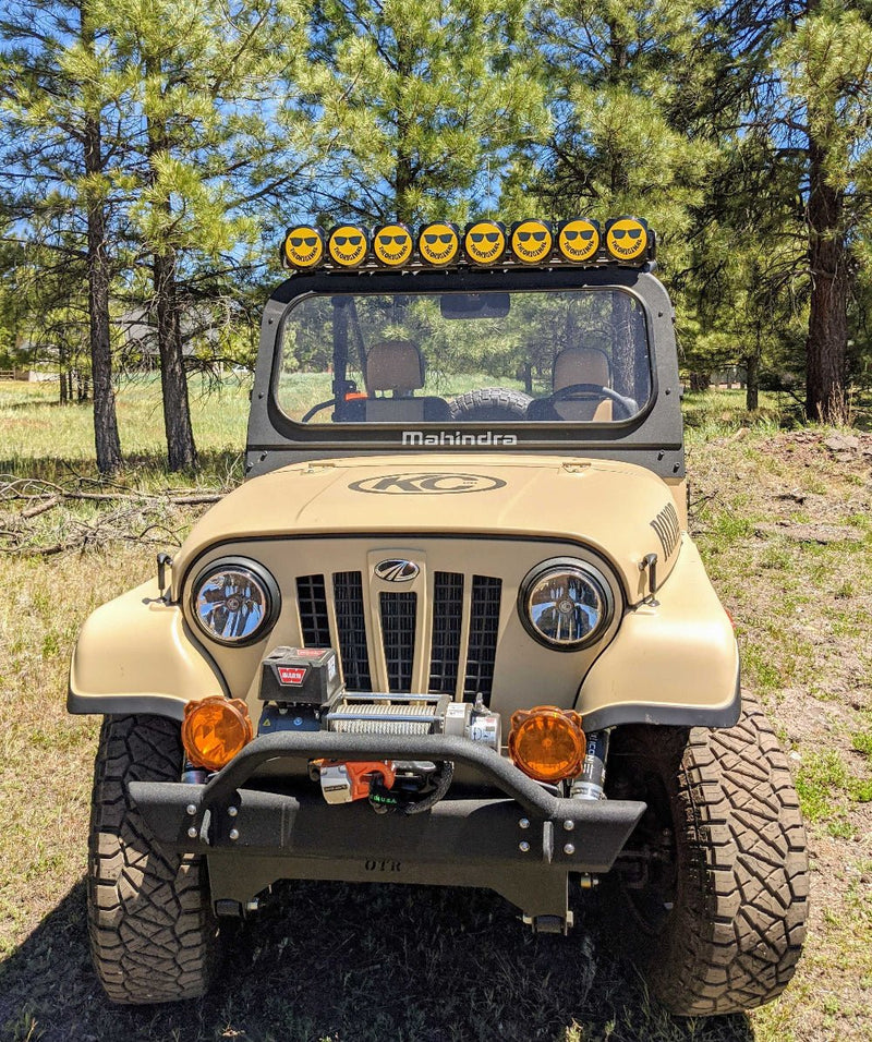 KC HiLiTES - Gravity Titan/Pro6 6" Smiley Face Cover (8 Set) - Goats Trail
