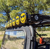 KC HiLiTES - Gravity Titan/Pro6 6" Smiley Face Cover (8 Set) - Goats Trail