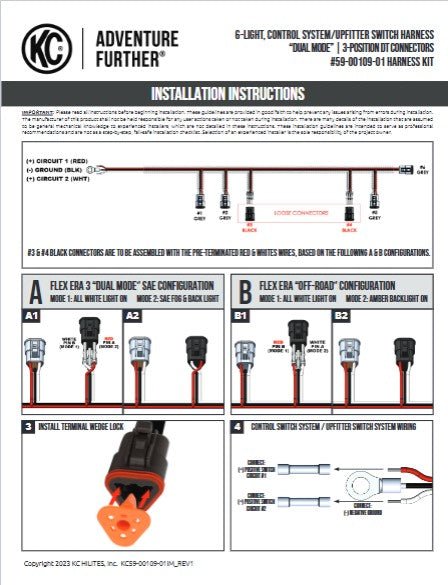 KC HiLiTES - Hybrid Front Bumper LED Light Kit - Off - Road System - Goats Trail