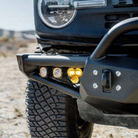 KC HiLiTES Hybrid Front Bumper LED Light Kit - SAE System - Goats Trail