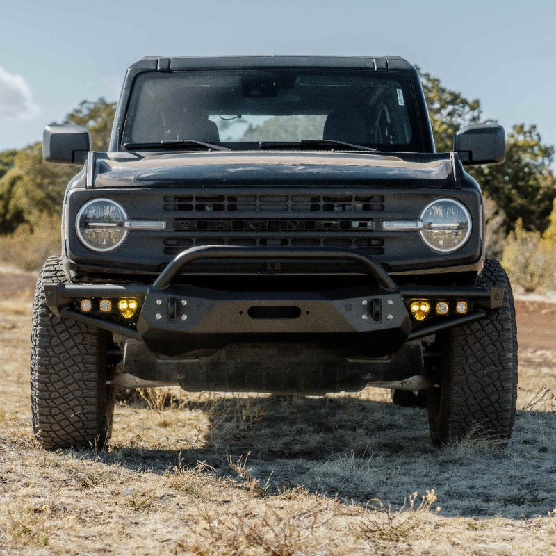 KC HiLiTES Hybrid Front Bumper LED Light Kit - SAE System - Goats Trail