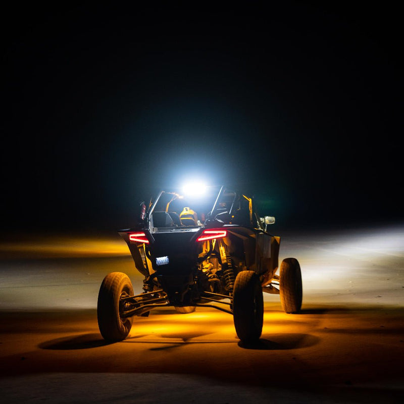 KC HiLiTES - Multi - Function Chase Bar Kit - LED Light Bar for Polaris RZR - Goats Trail