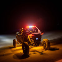 KC HiLiTES - Multi - Function Chase Bar Kit - LED Light Bar for Polaris RZR - Goats Trail