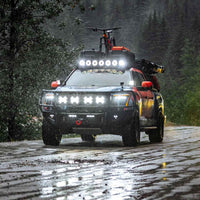 KC HiLiTES Toyota Tundra A - Pillar Ditch Mount & Lights Bundle - Goats Trail